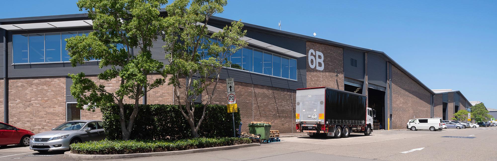 Unit 6B warehouse exterior